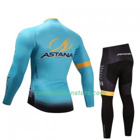 Combinaison Cycliste M/L + Collant sans Bretelles 2017 Astana Pro Team Enfant N001